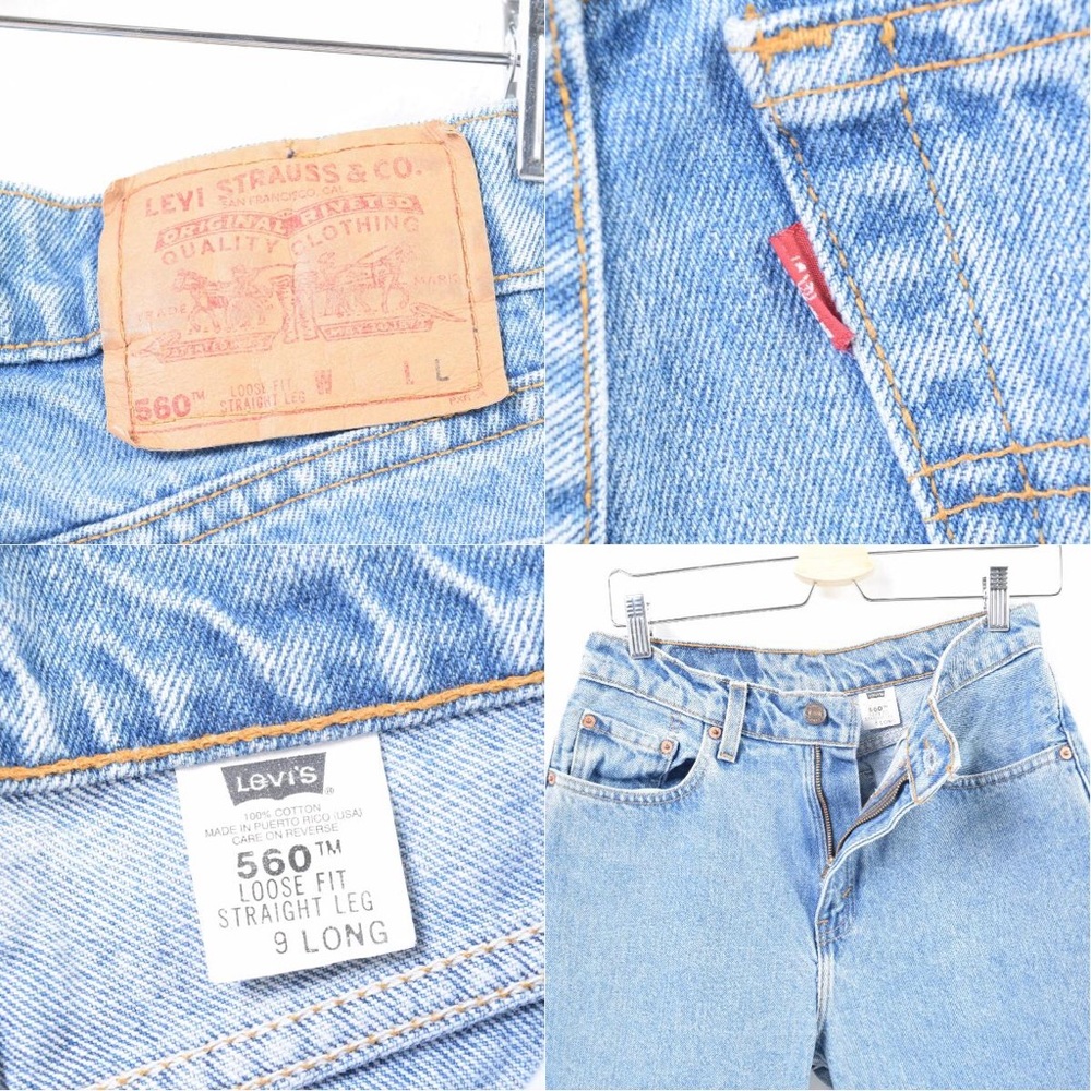 Vintage Levi's 560 LOOSE FIT WEDGIE FIT JEANS - Picture 3 of 5